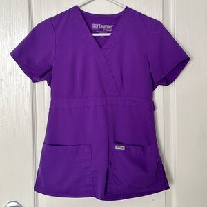 Women’s XS Grey’s Anatomy scrub top - purple